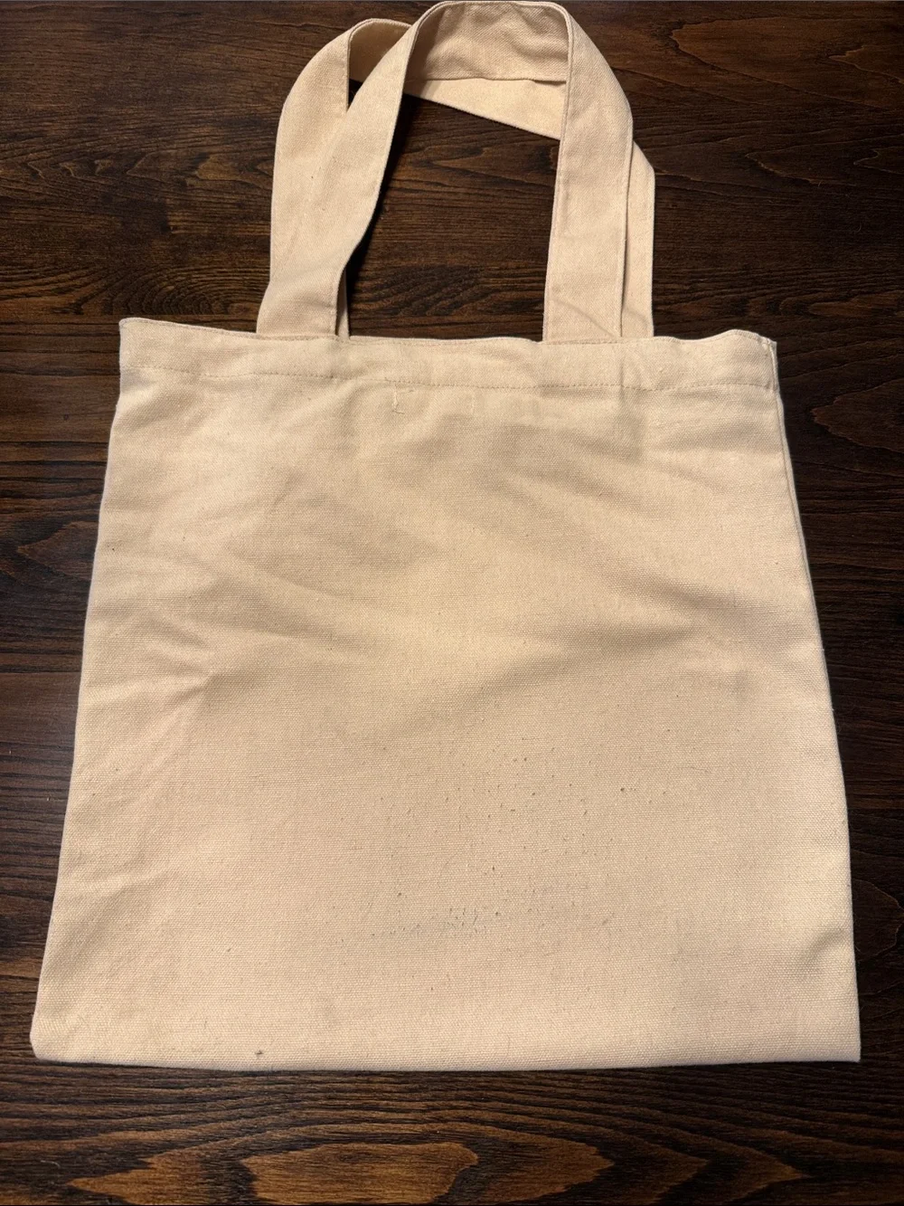 Canvas Tote Bag with 'Summer is a State of Mind' Script - Cream
